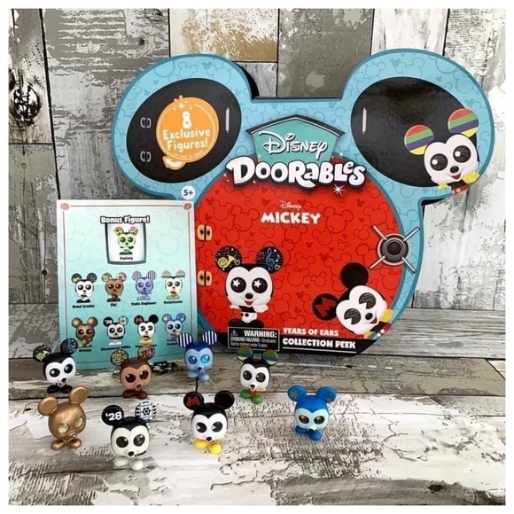 Full Set 8 Disney Doorables Mickey Mouse Years of Ears Doll Exclusive Figure Lot - Picture 2 of 3